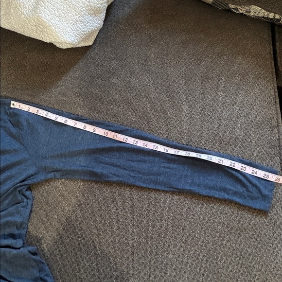 Goodfellow & Co Men's Size Small Blue Long Sleeve T-Shirt Cotton Blend - Picture 9 of 9